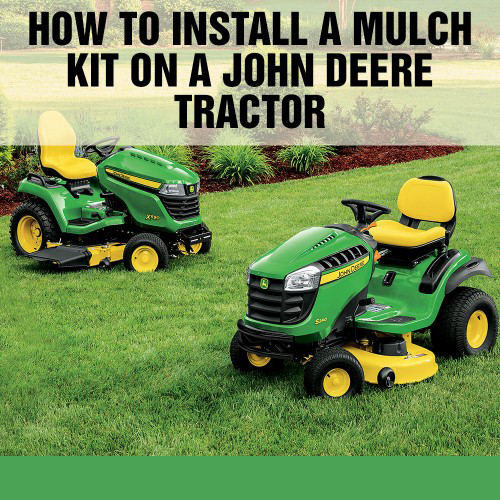 John deere e120 mulching discount kit