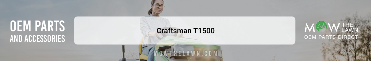 Craftsman t1500 riding best sale mower