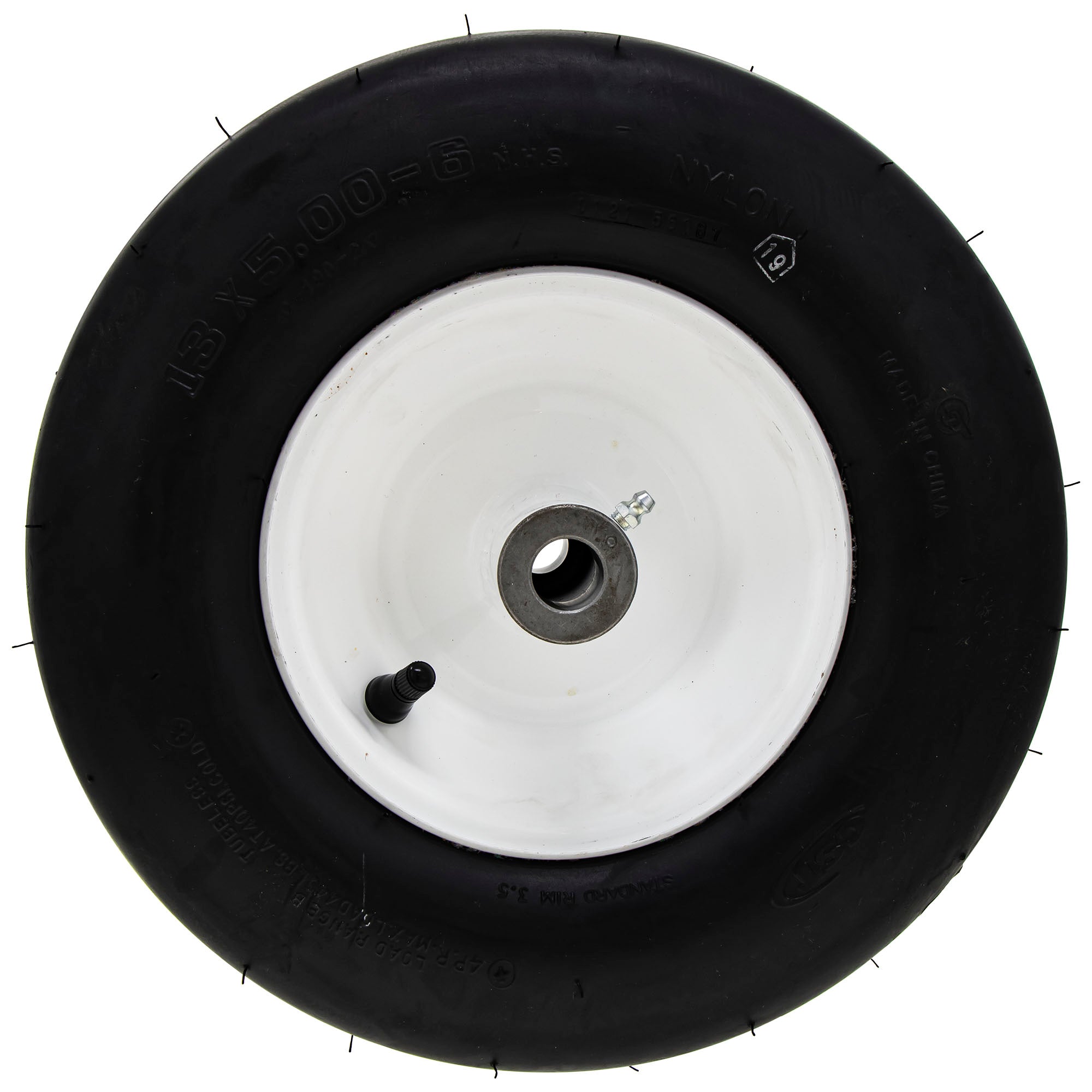 Pneumatico Antiforatura Per Tosaerba 9x3.50-4" Su Ruota Per - Foto 9