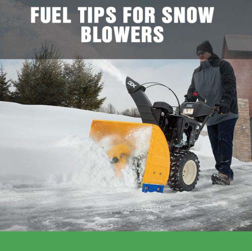 Fuel Tips for Cub Cadet Snow Blowers