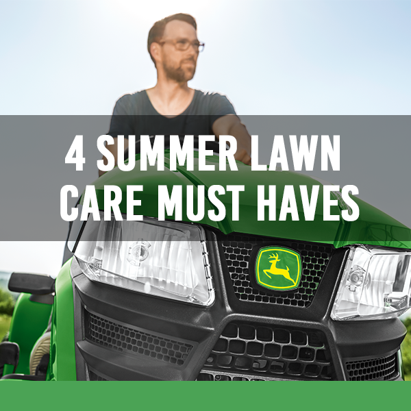 4 Summer Lawn Care Must Haves