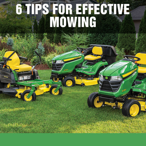 6 Tips for Effective Mowing