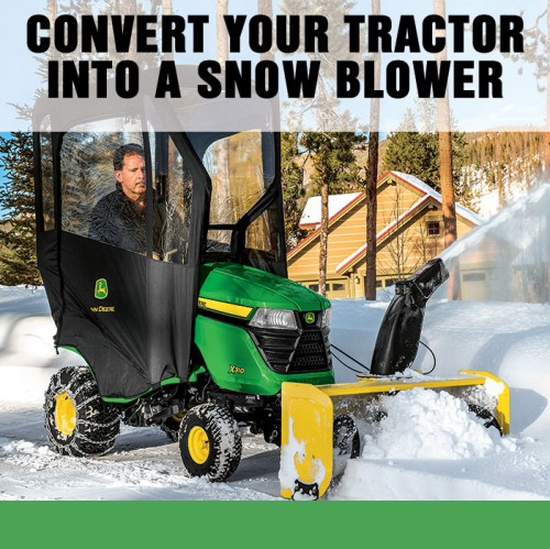 Convert Your John Deere Tractor Into a Snow Blower