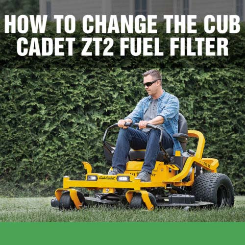 Cub cadet zero online turn fuel filter replacement