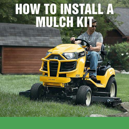 How to Install a Mulch Kit on a Cub Cadet Tractor