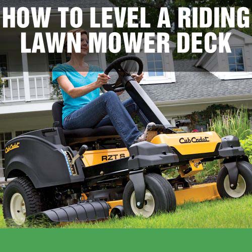 How to Level a Riding Lawn Mower Deck