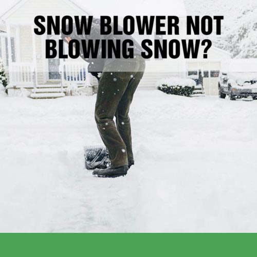 Cub Cadet Snow Blower not Blowing Snow?