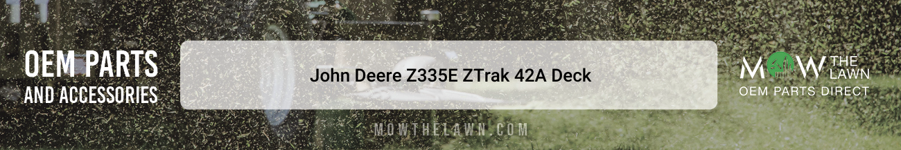 John Deere Z335E ZTrak 42A Deck | Parts and Accessories