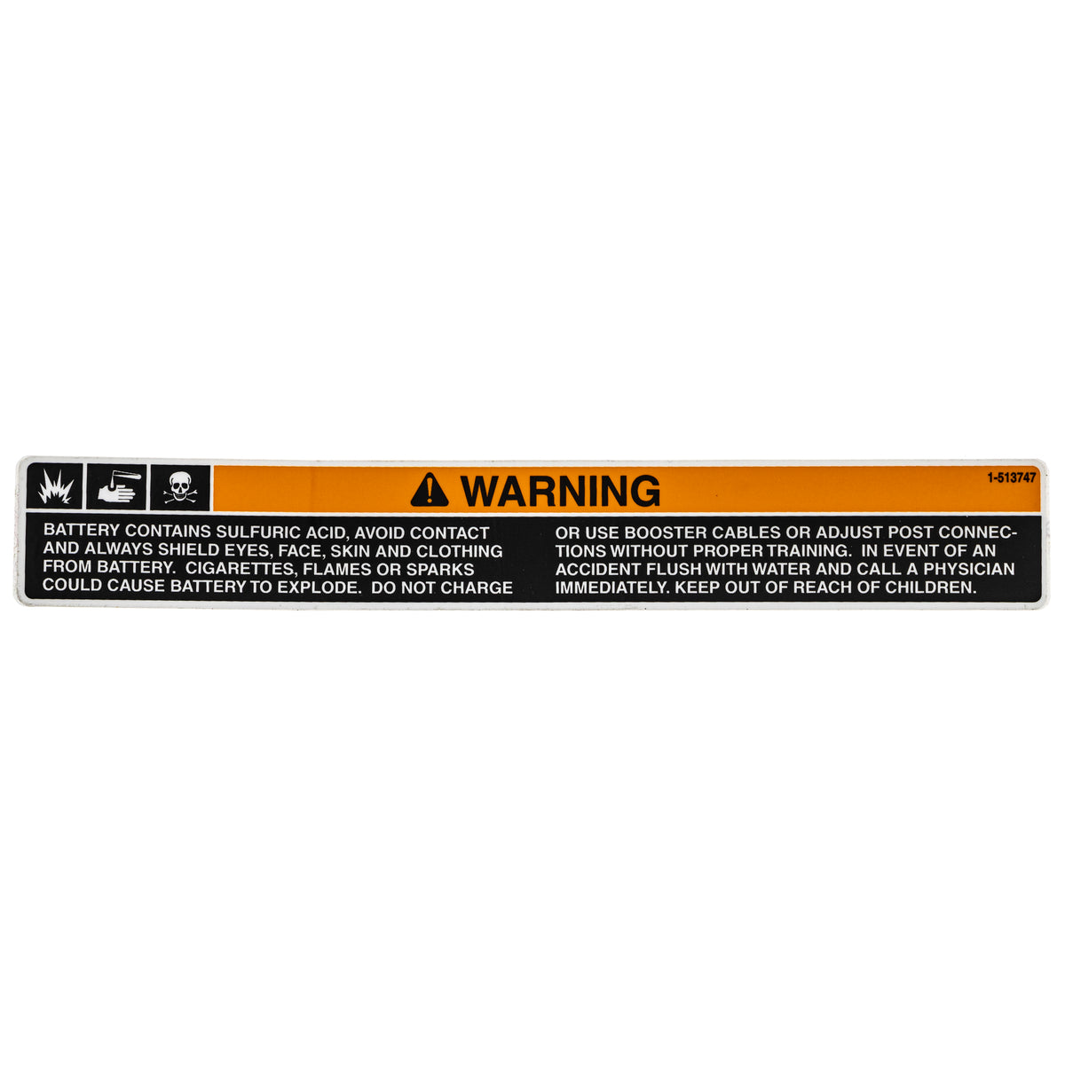 Exmark 1-513747 Decal