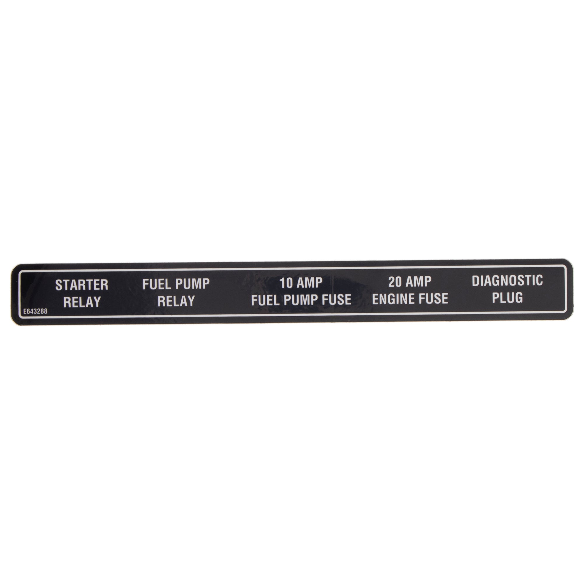 Exmark 1-643288 Decal