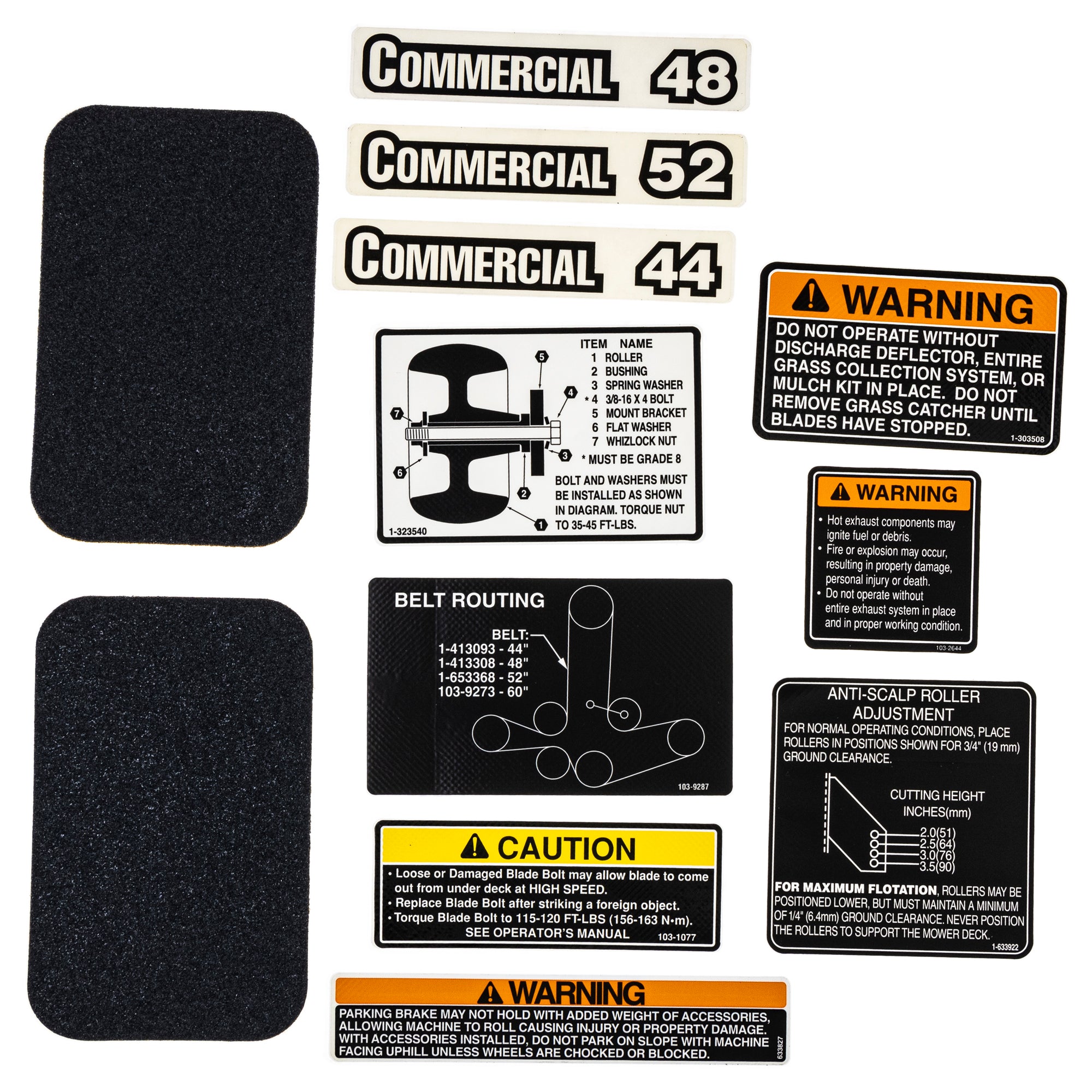 Exmark 1-654520 Decal Kit