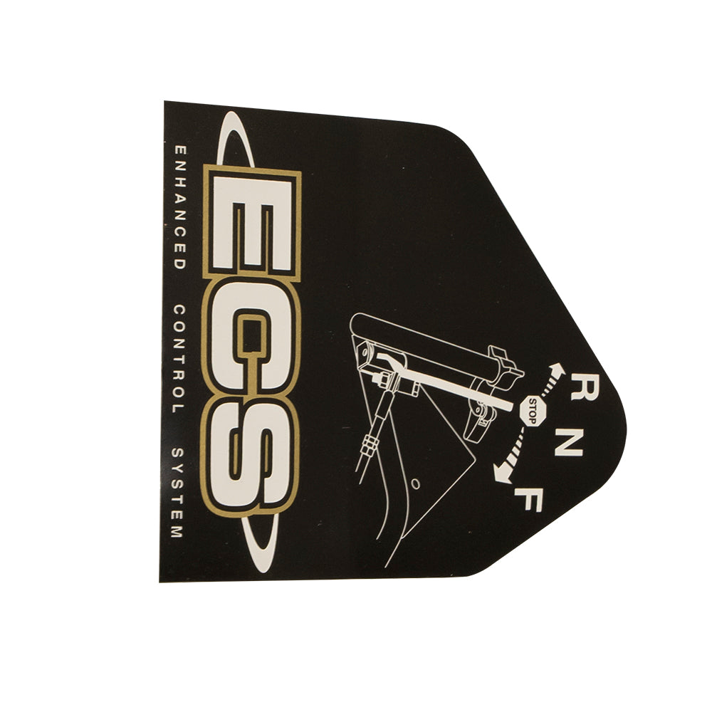 Exmark 103-2243 Right Hand Enhanced Control System Instruction Decal