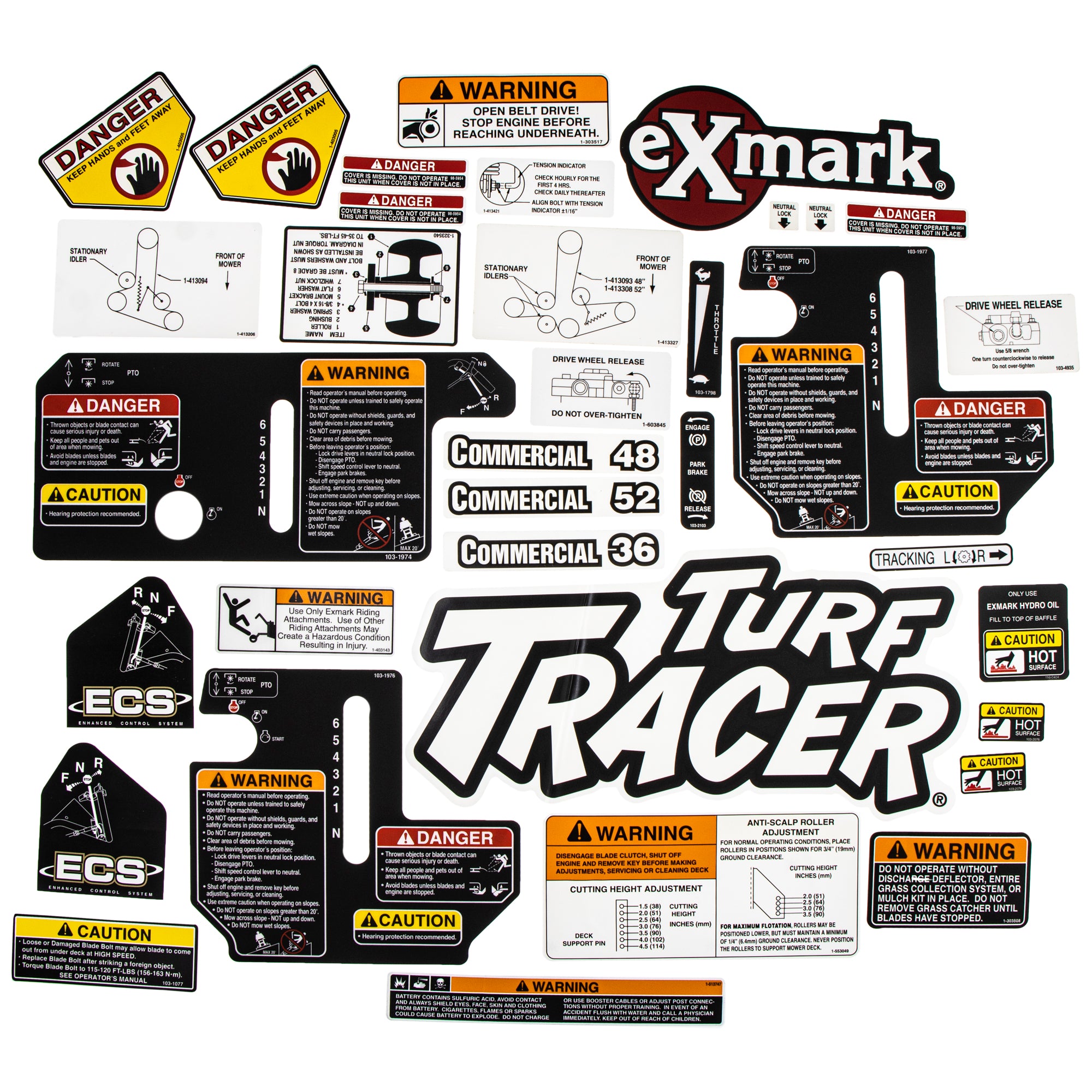 Exmark 103-2461 Decal