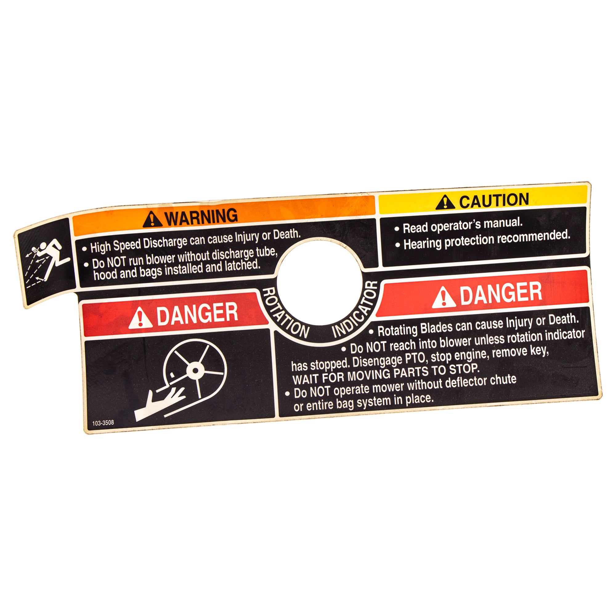 Exmark 103-3508 Decal
