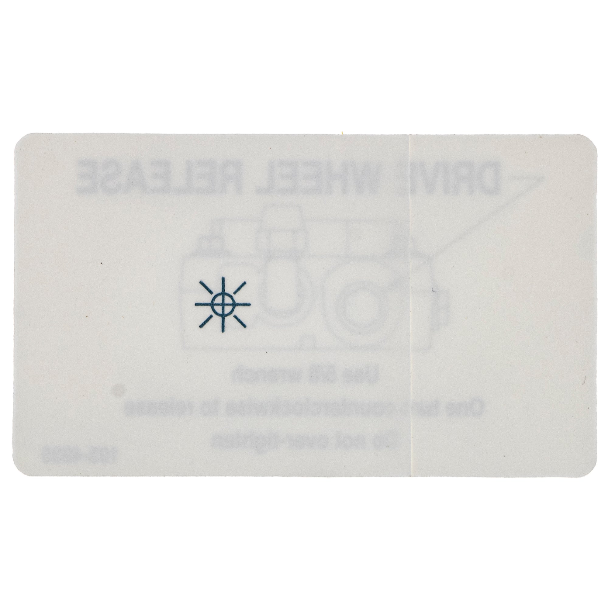 Exmark 103-4935 Drive Release Decal