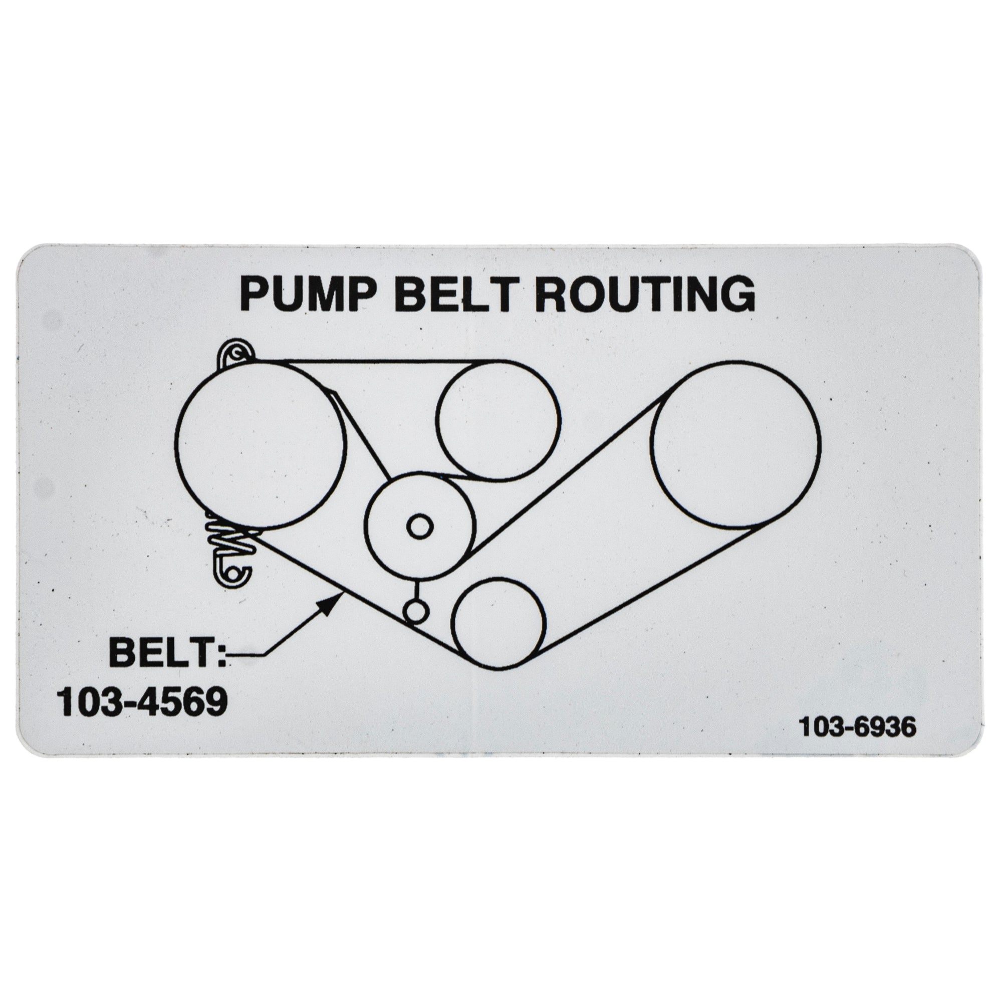 Exmark 103-6936 Decal