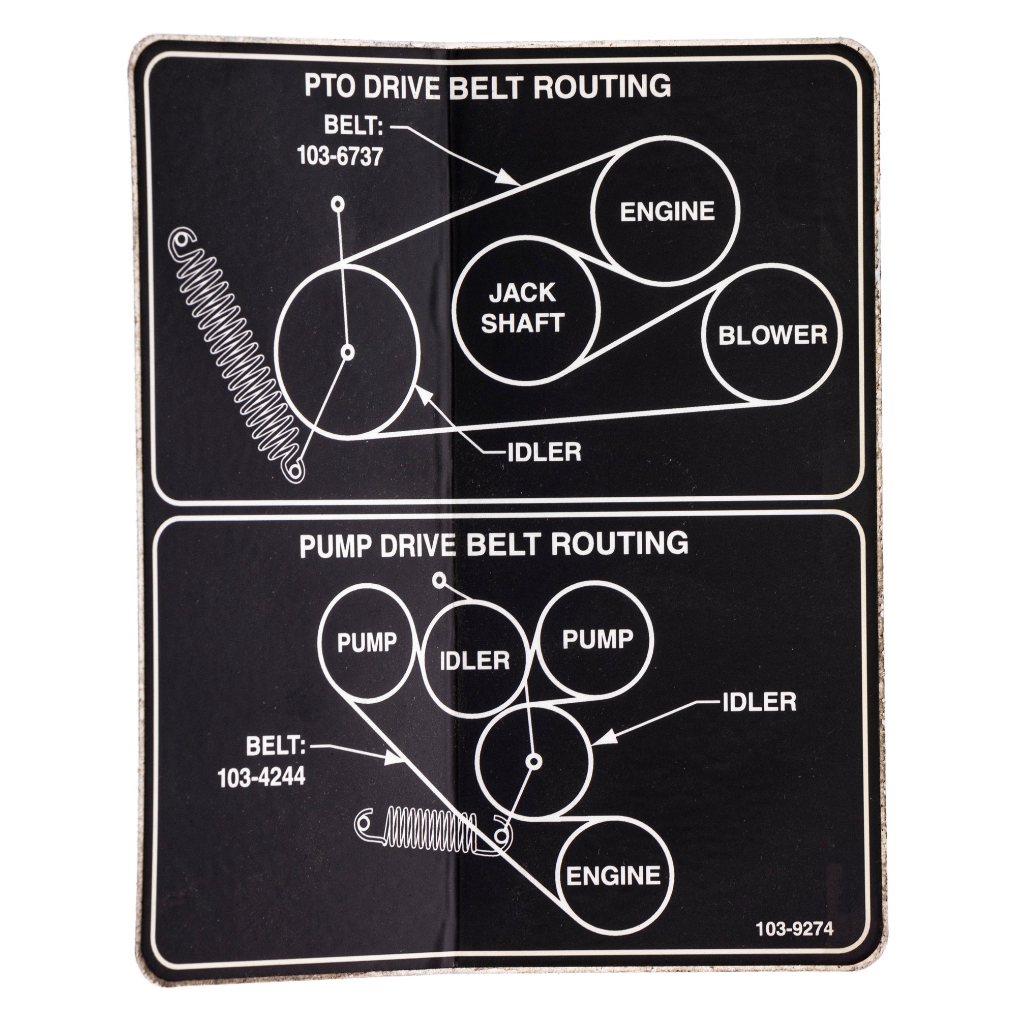 Exmark 103-9274 Decal