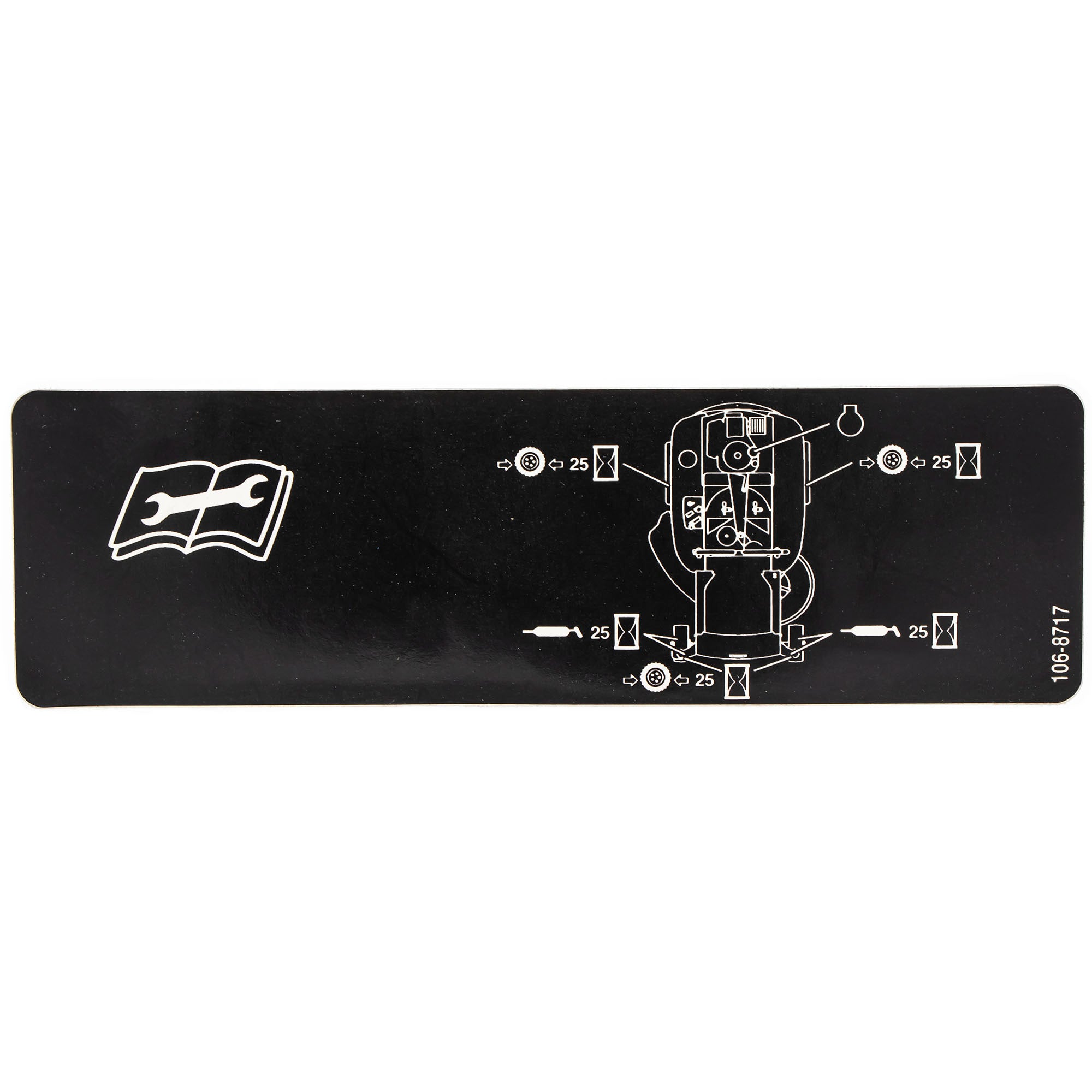 Exmark 106-8717 Decal