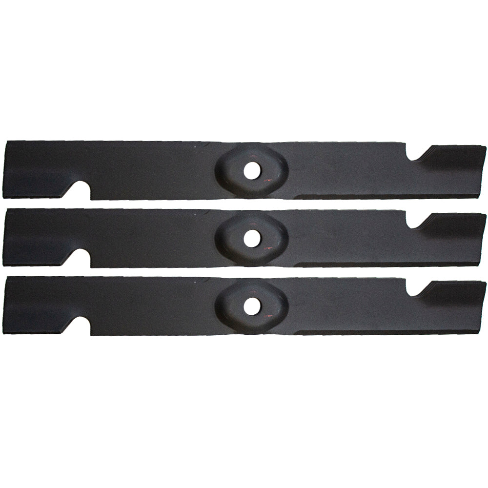 Exmark 109-6465-S 3 High Lift Notched Blade Standard Pack 3-Pack