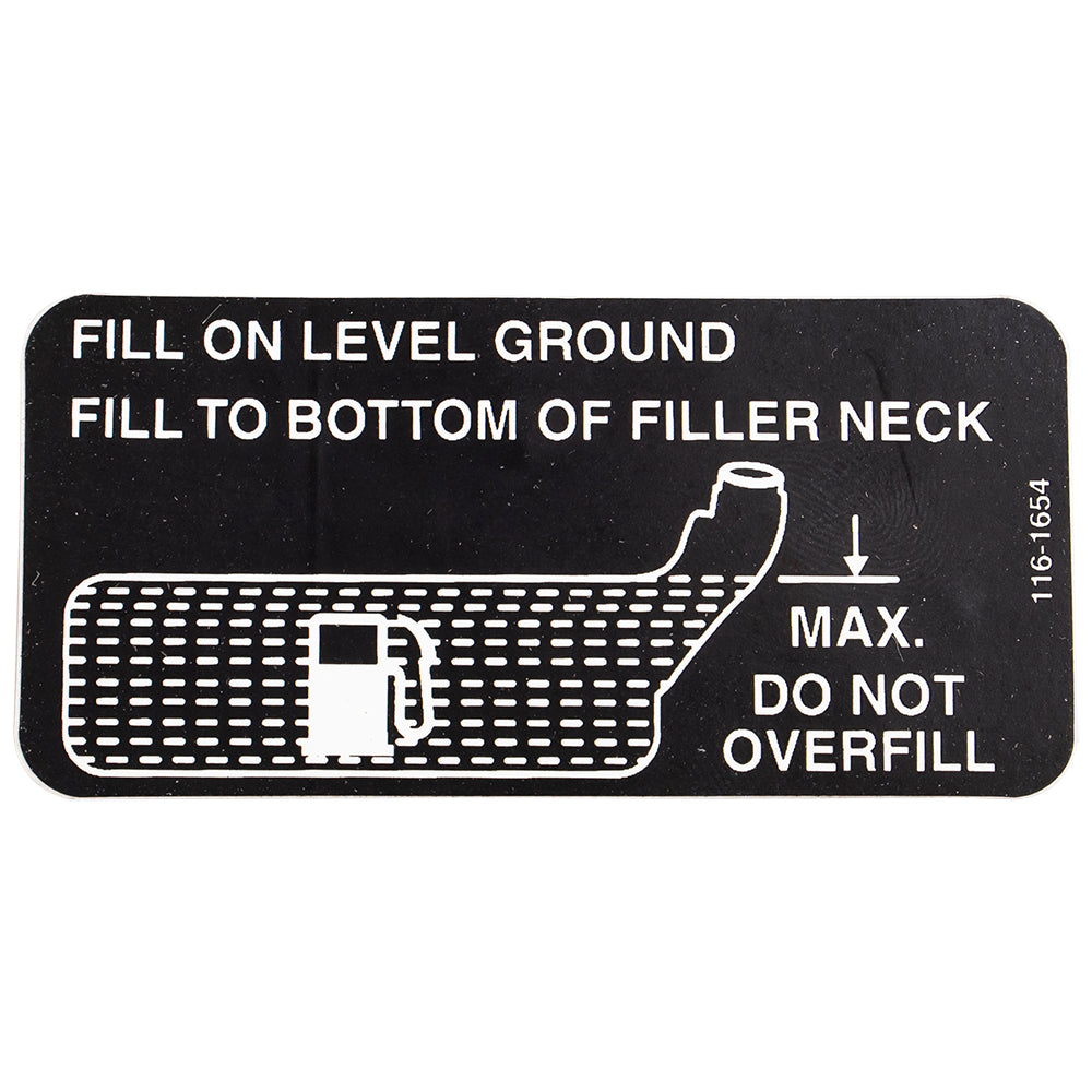 Exmark 116-1654 Decal
