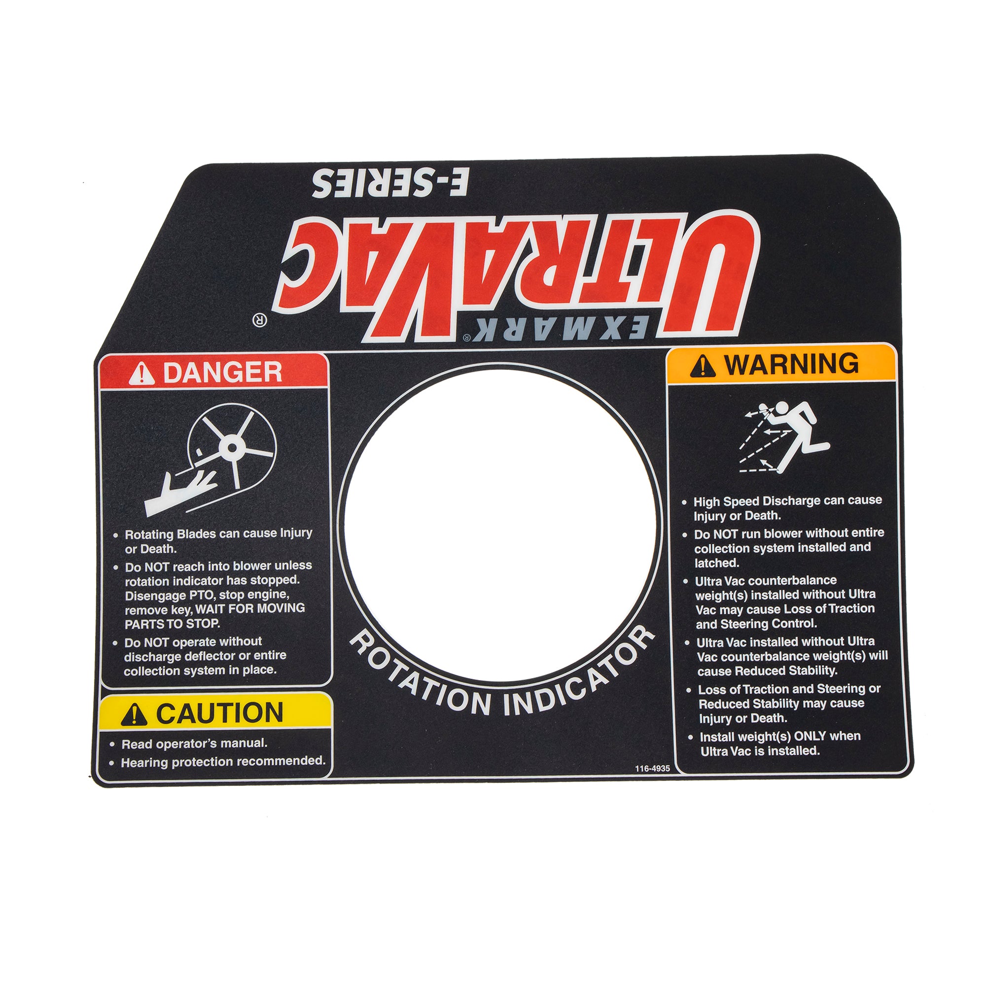 Exmark 116-4935 Decal