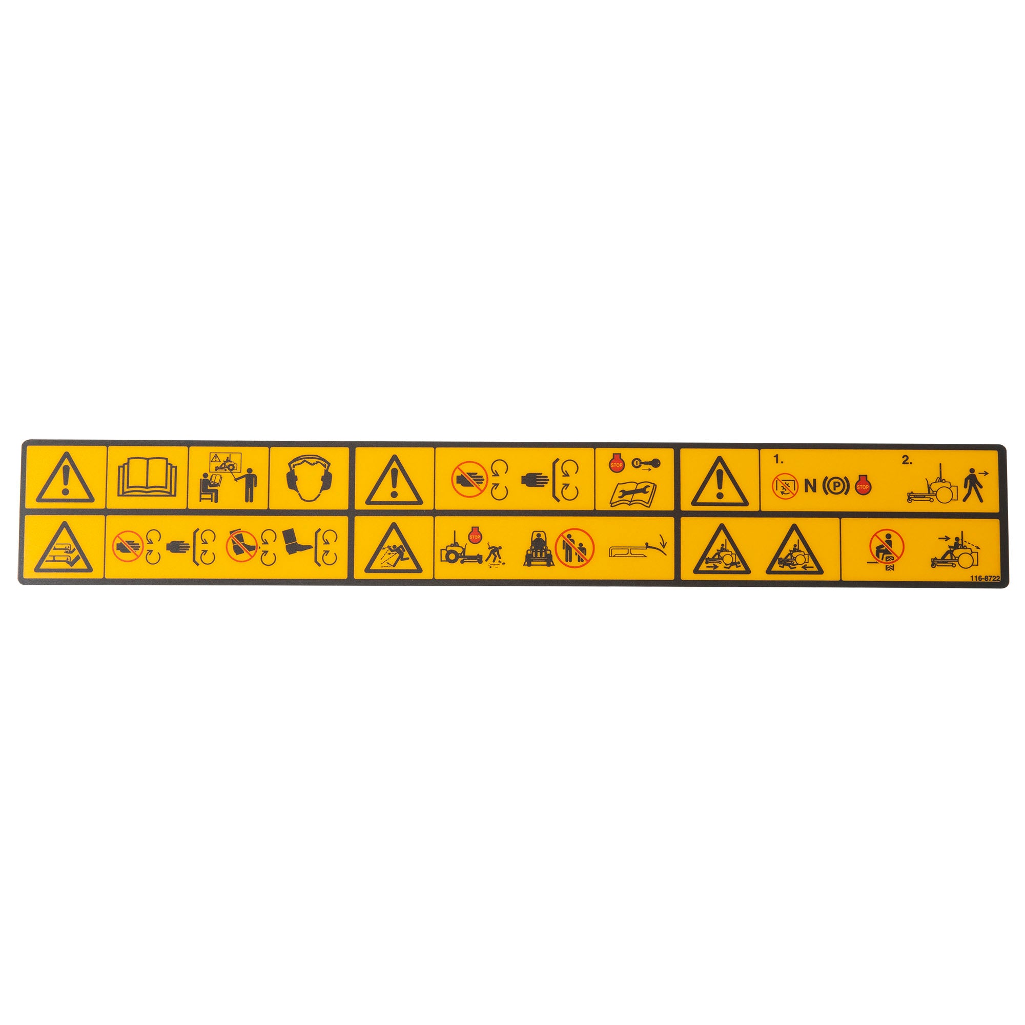 Exmark 116-8722 Decal