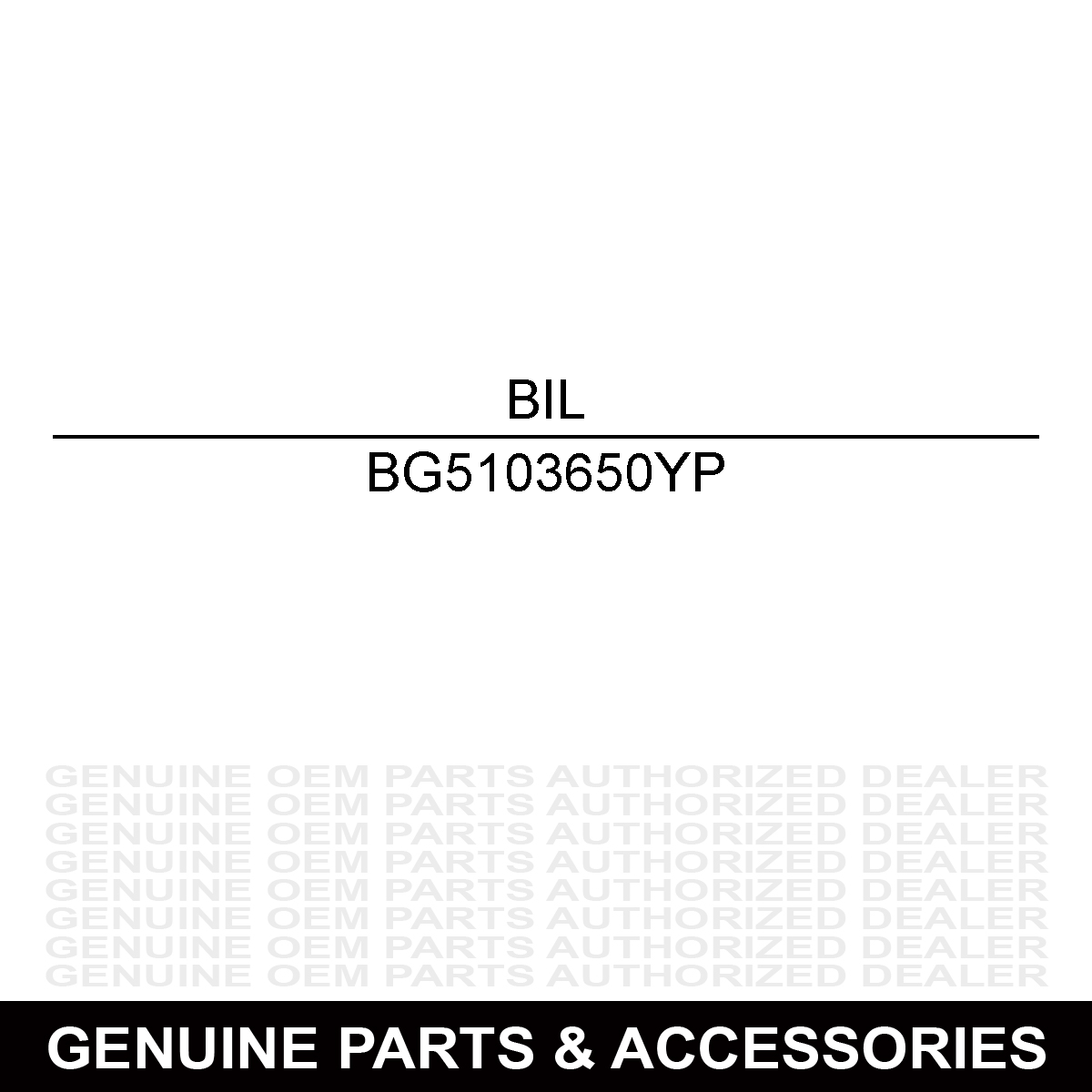 Billy Goat 5103650YP Nut
