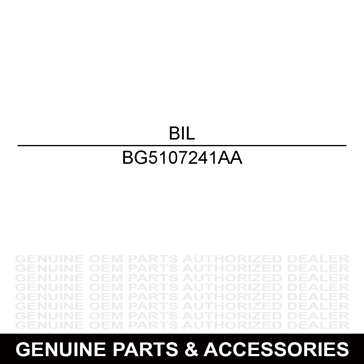 Billy Goat 5107241AA A-Arm