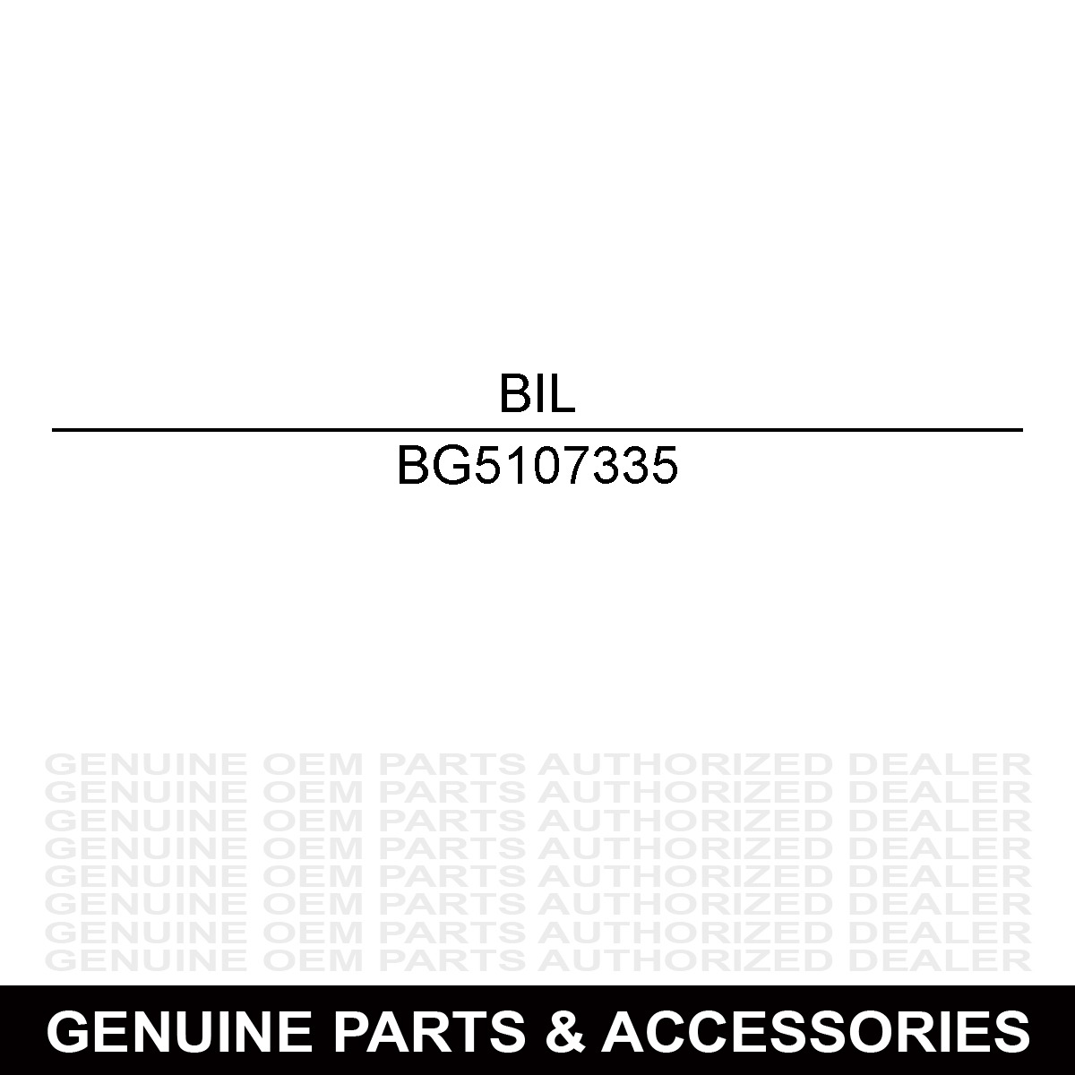 Billy Goat 5107335 Plate