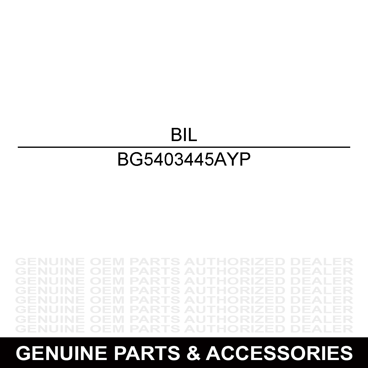 Billy Goat 5403445AYP Strap