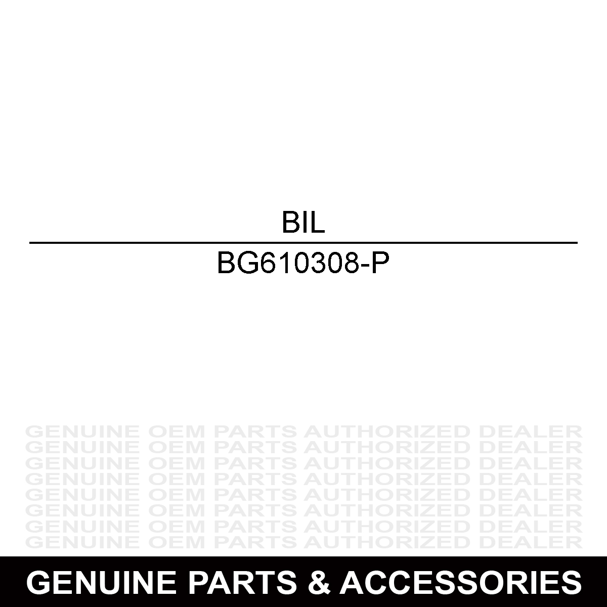 Billy Goat 610308-P Hardware