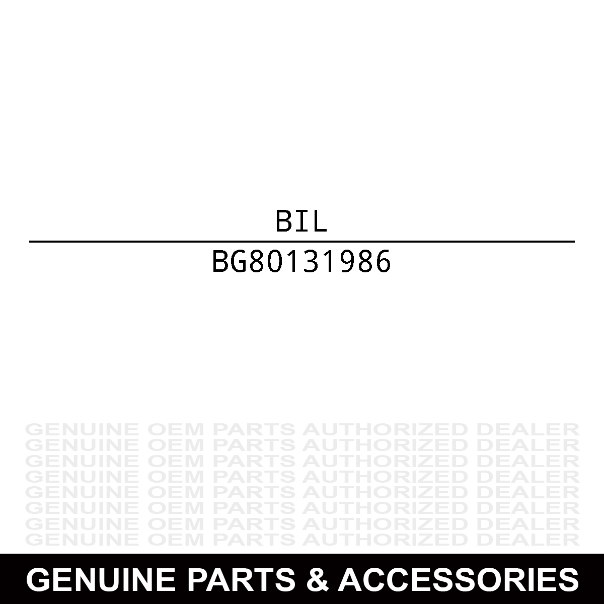 Billy Goat 80131986 Lever
