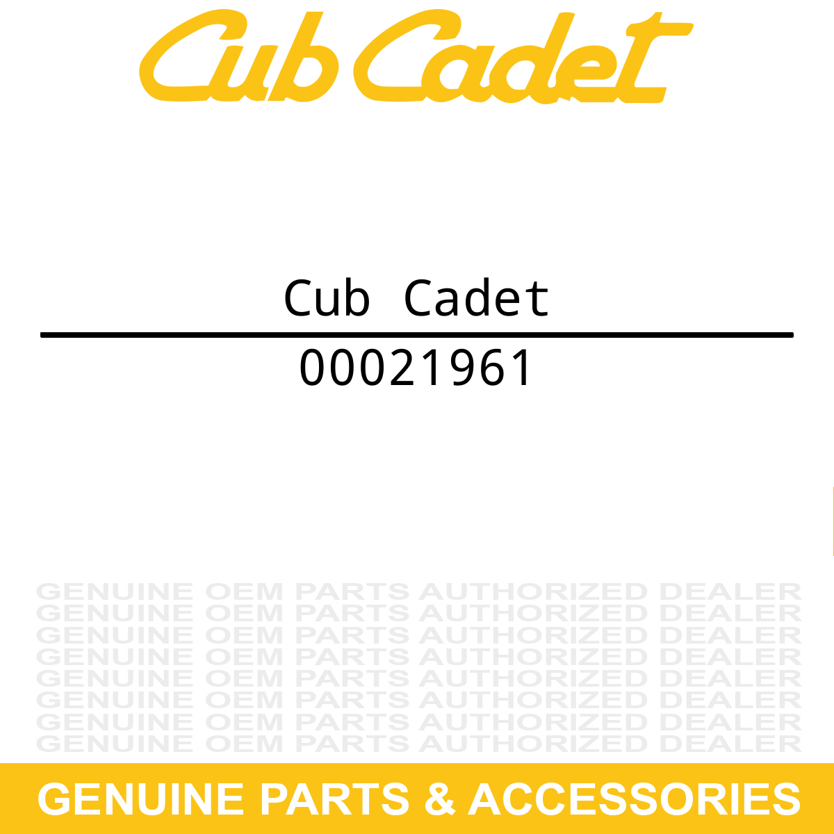 CUB CADET 00021961 Ring