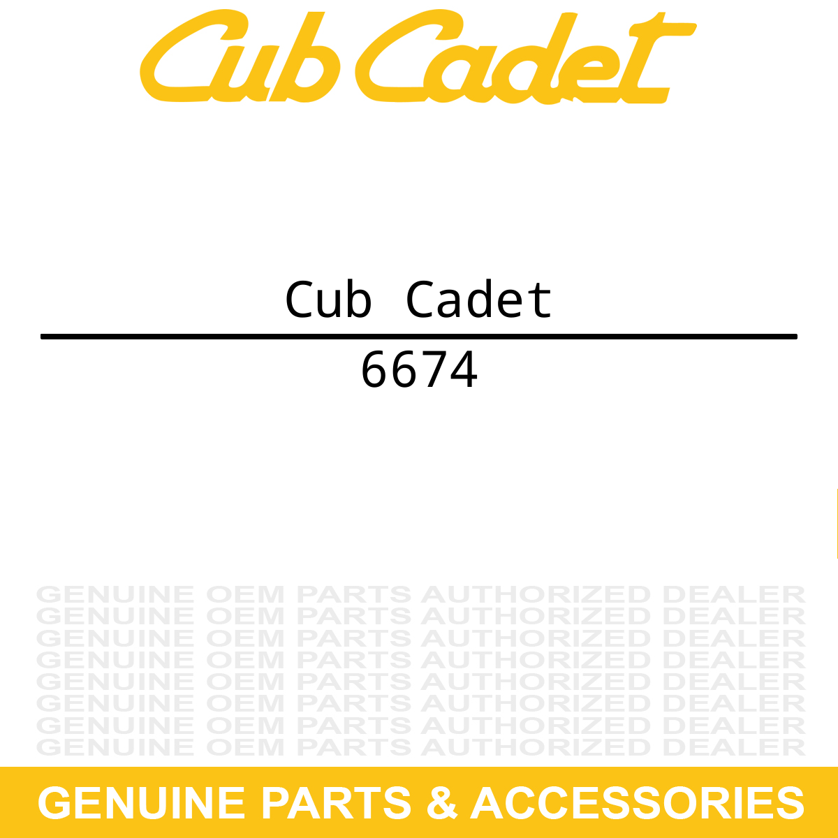 CUB CADET 6674 Clutch