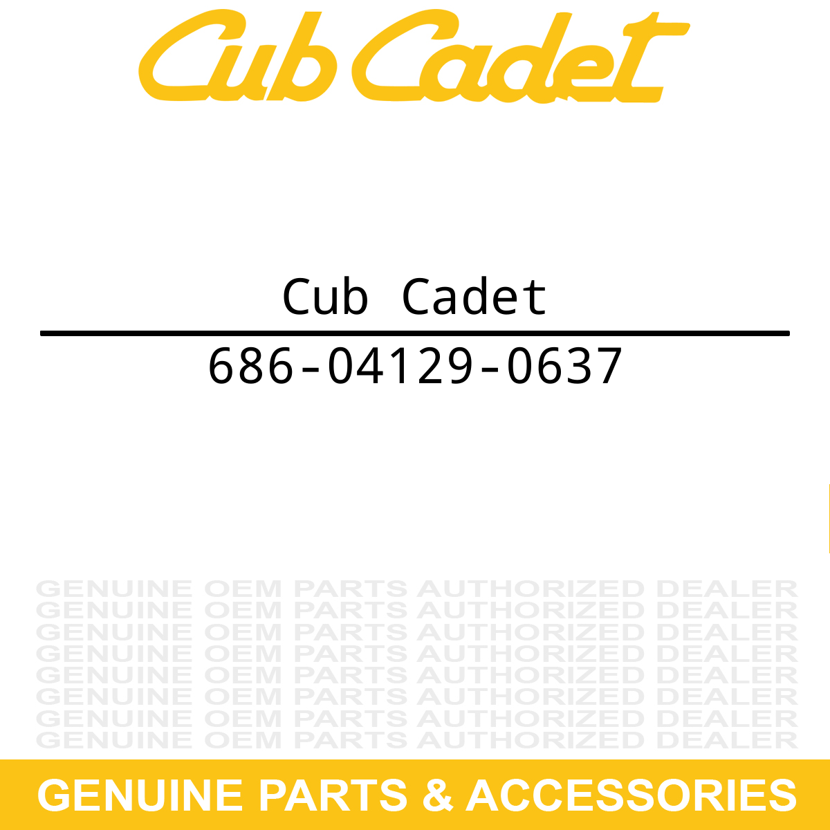 CUB CADET 686-04129-0637 Chain