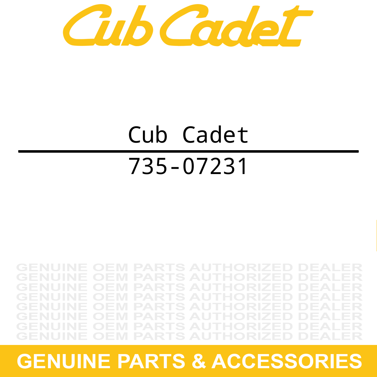 CUB CADET 735-07231