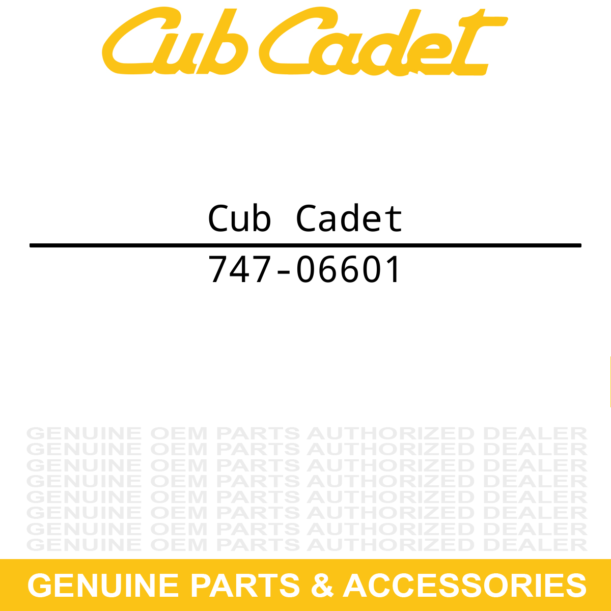 CUB CADET 747-06601 Rod