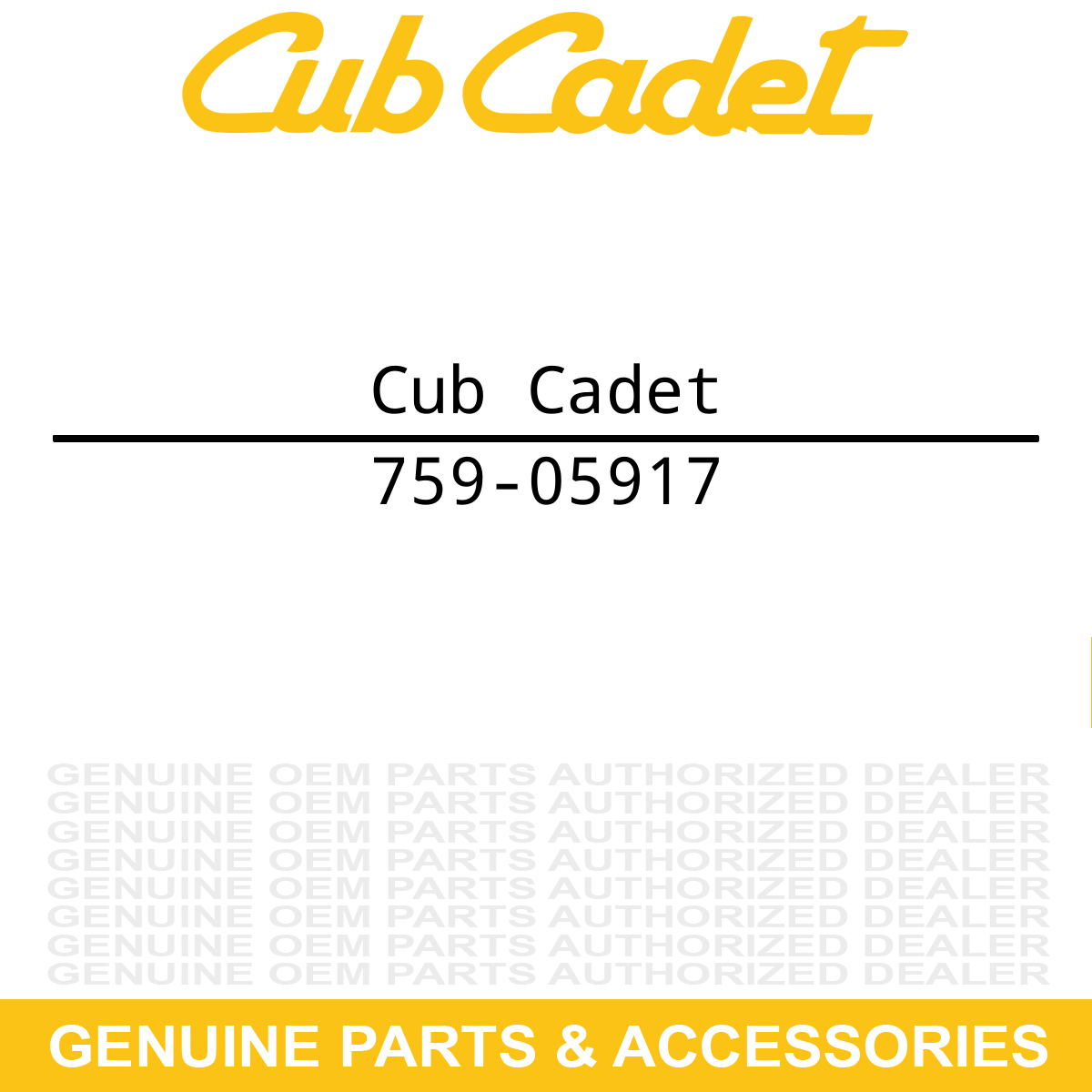 CUB CADET 759-05917