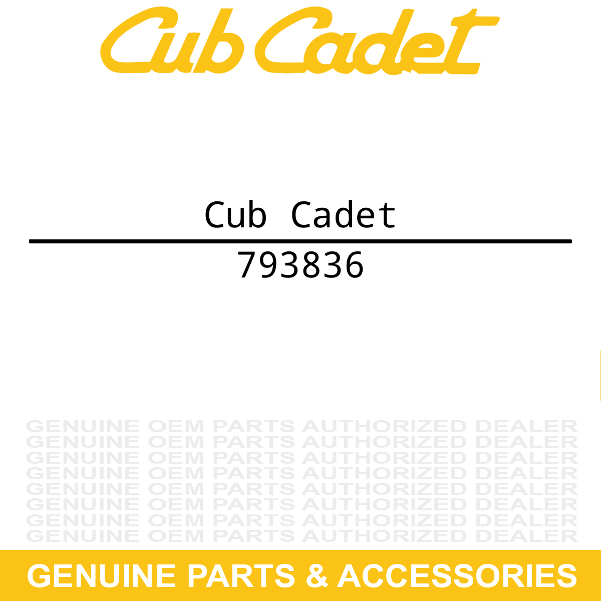 CUB CADET 793836 Drive Belt