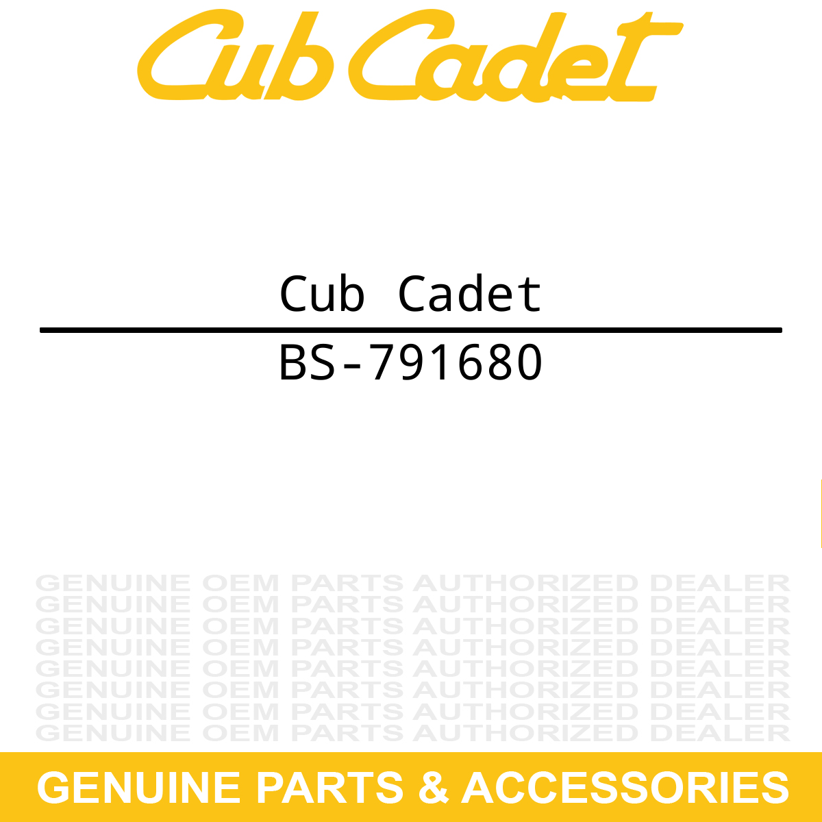 CUB CADET BS-791680