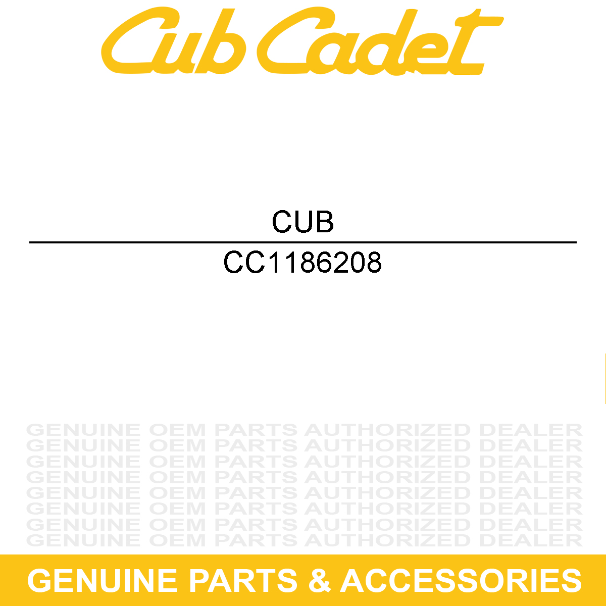 MTD 1186208 Nut