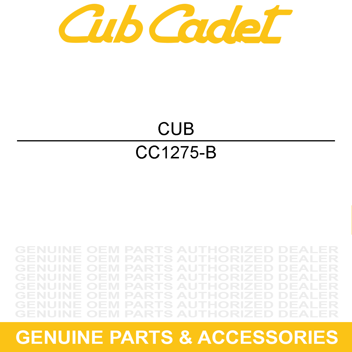 CUB CADET 1275-B Wheel