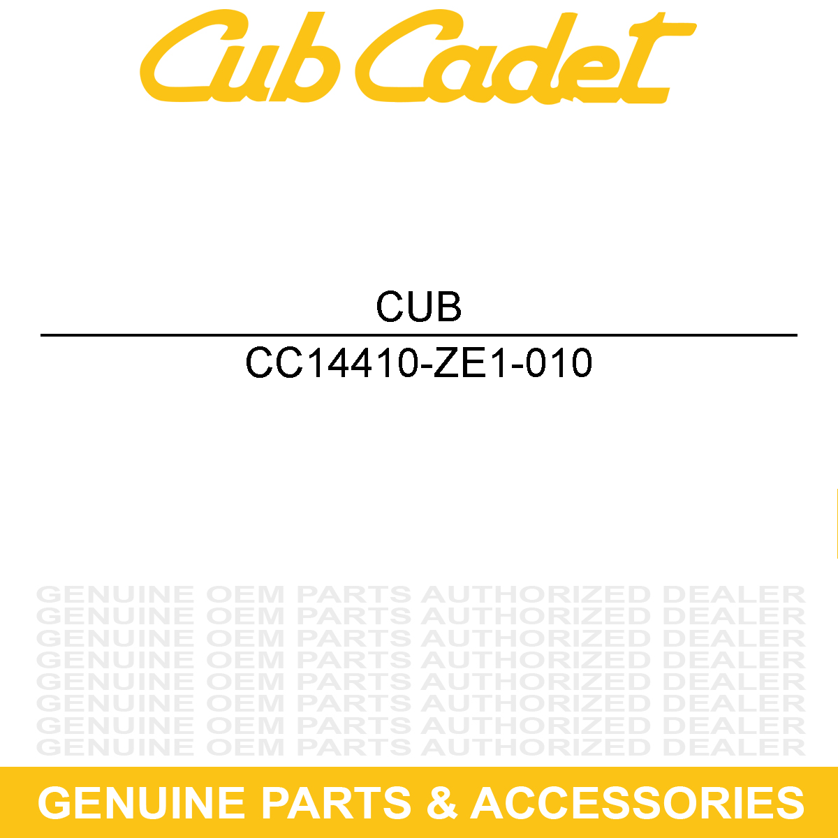 CUB CADET 14410-ZE1-010 Push Rod
