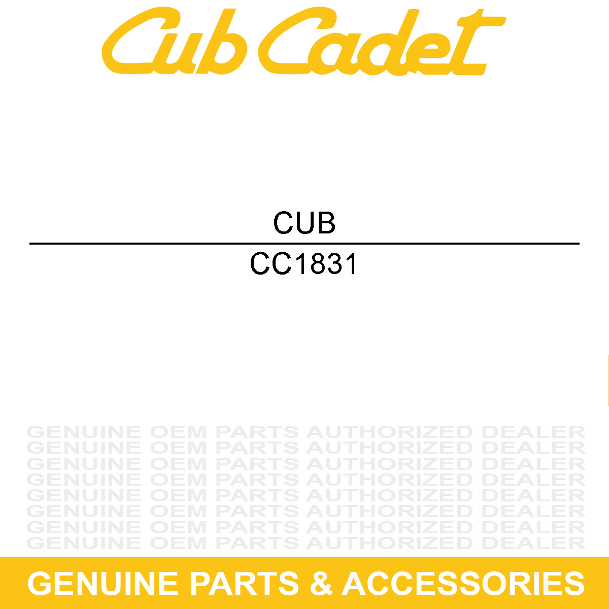 CUB CADET 1831 Spool Cap