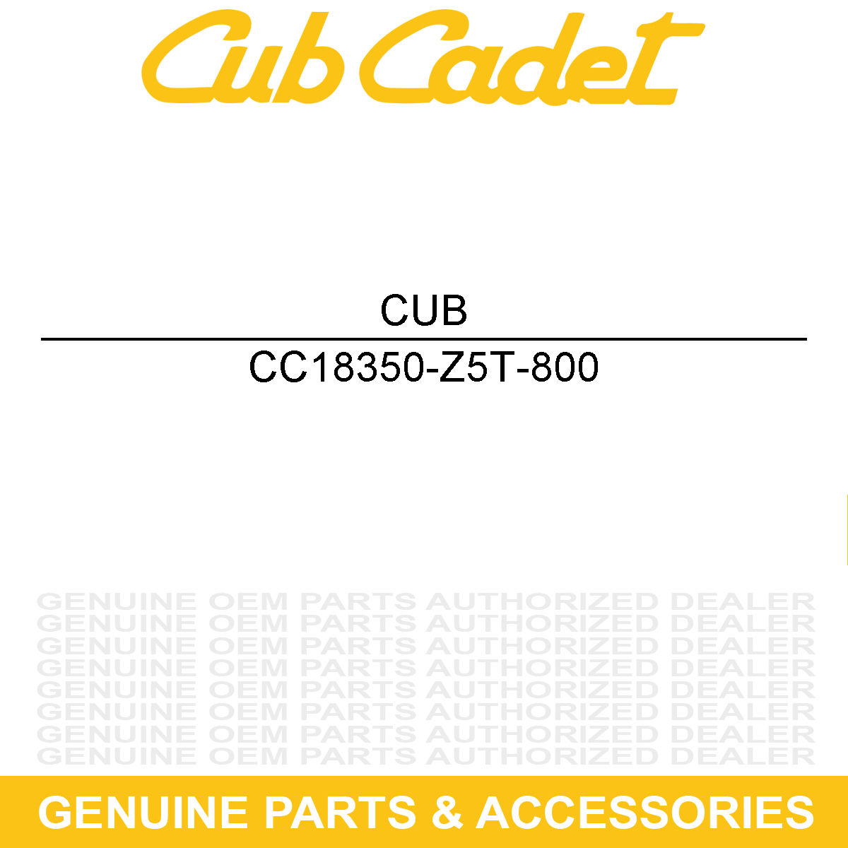CUB CADET 18350-Z5T-800 Complete Spark Arrester