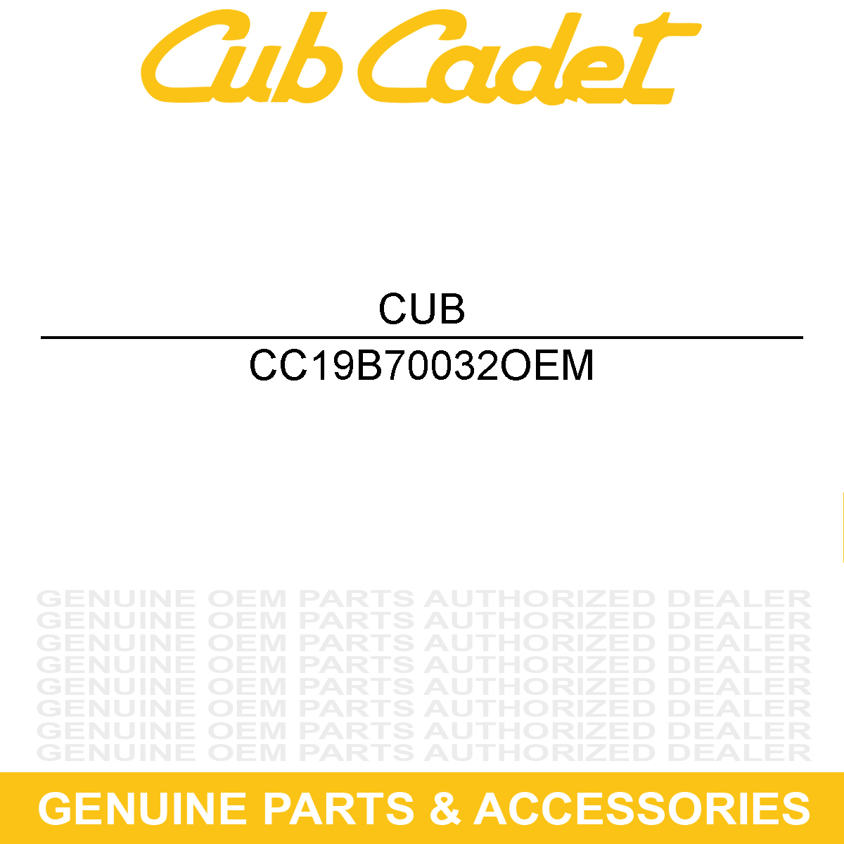 MTD 19B70032OEM Light