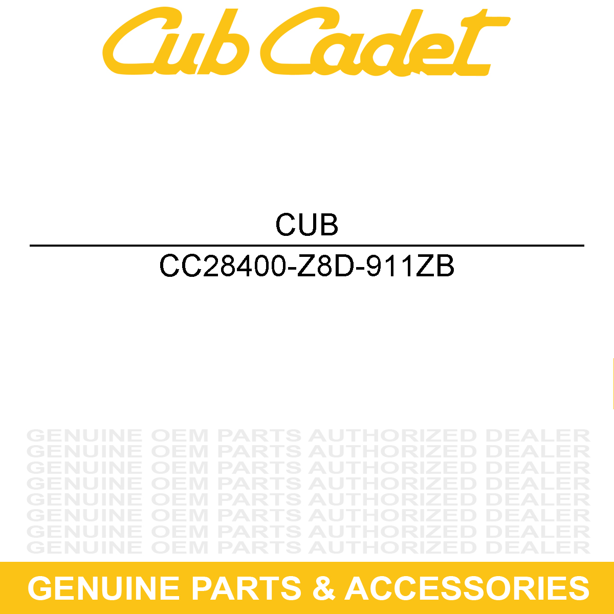 CUB CADET 28400-Z8D-911ZB Starter Recoil