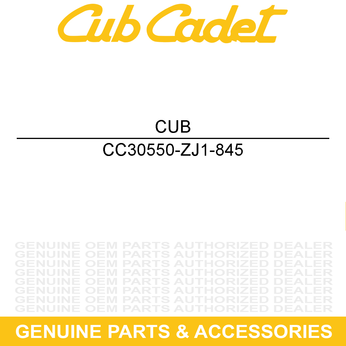 CUB CADET 30550-ZJ1-845 Ignition Coil