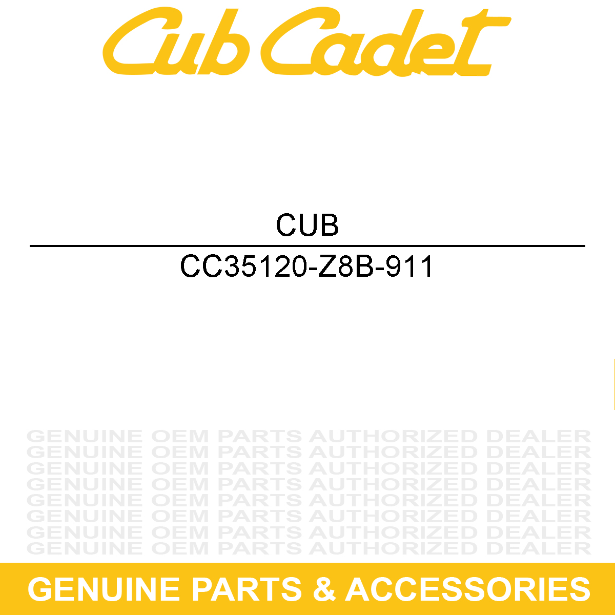 CUB CADET 35120-Z8B-911 Switch