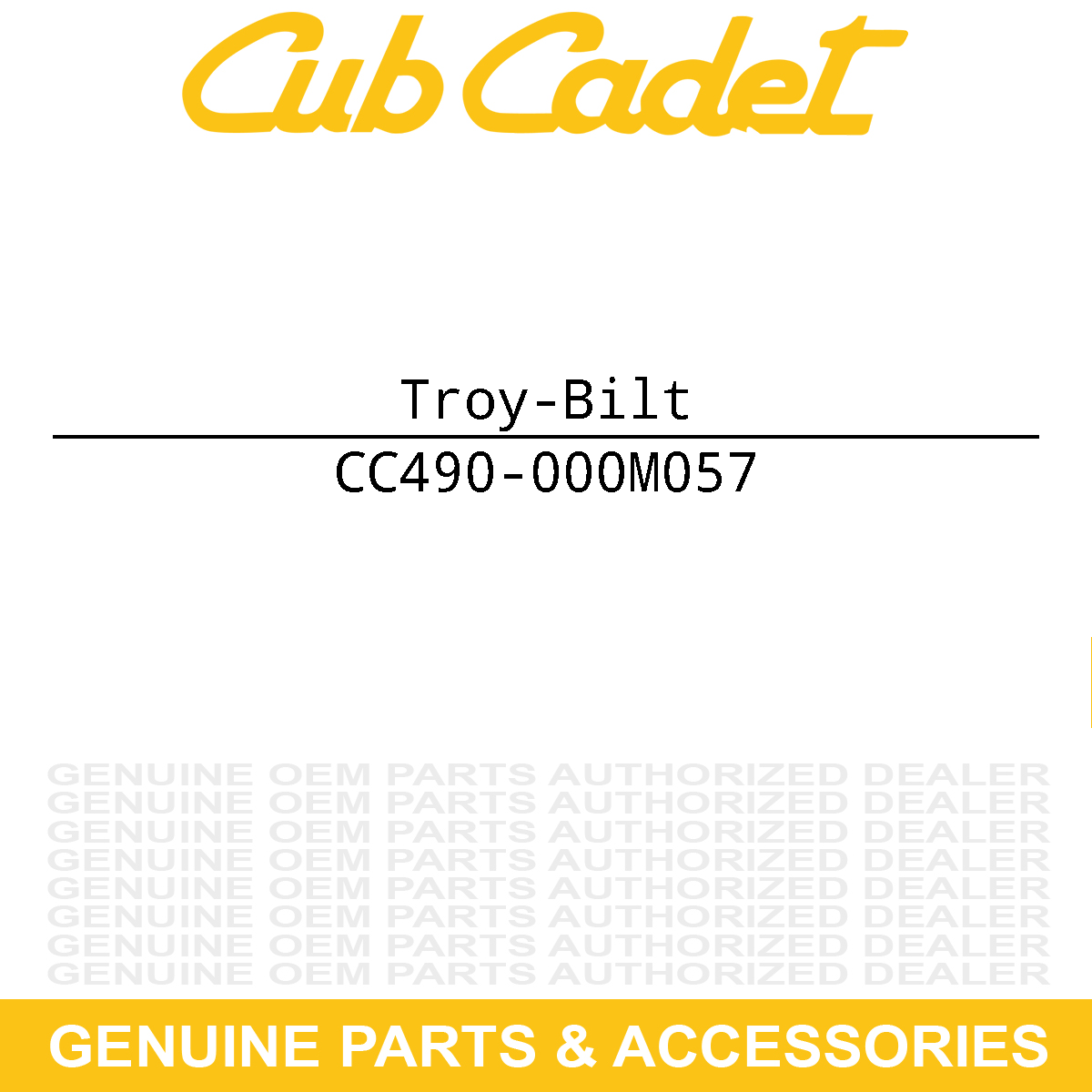 Troy-Bilt 490-000-M057 Oil